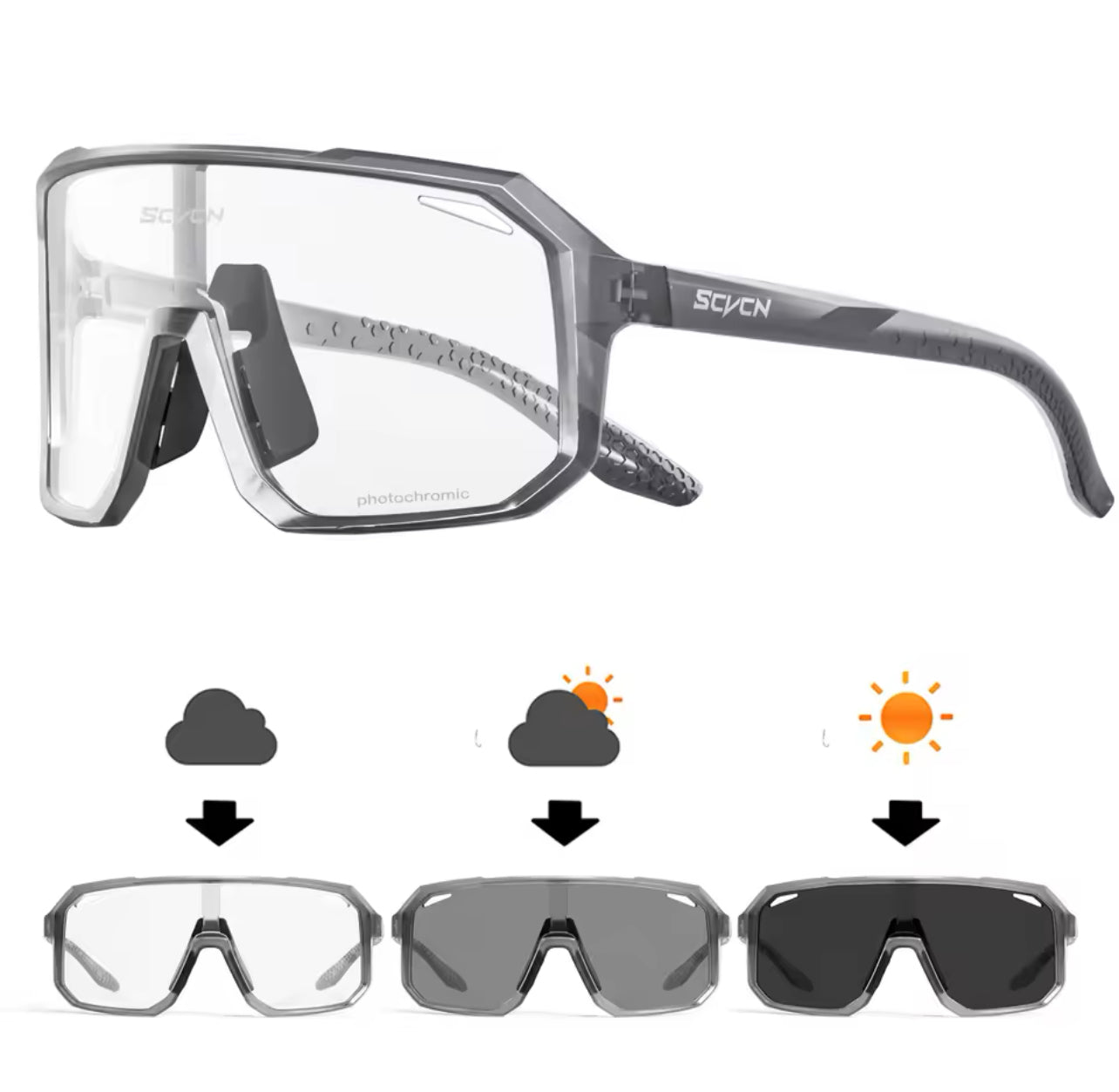 SCVCN Cycling Glasses Bike Sunglasses Men UV400
Eyewear Sports MTB Outdoor Goggles Bicycle Women
Sunglasses Multi Color Riding