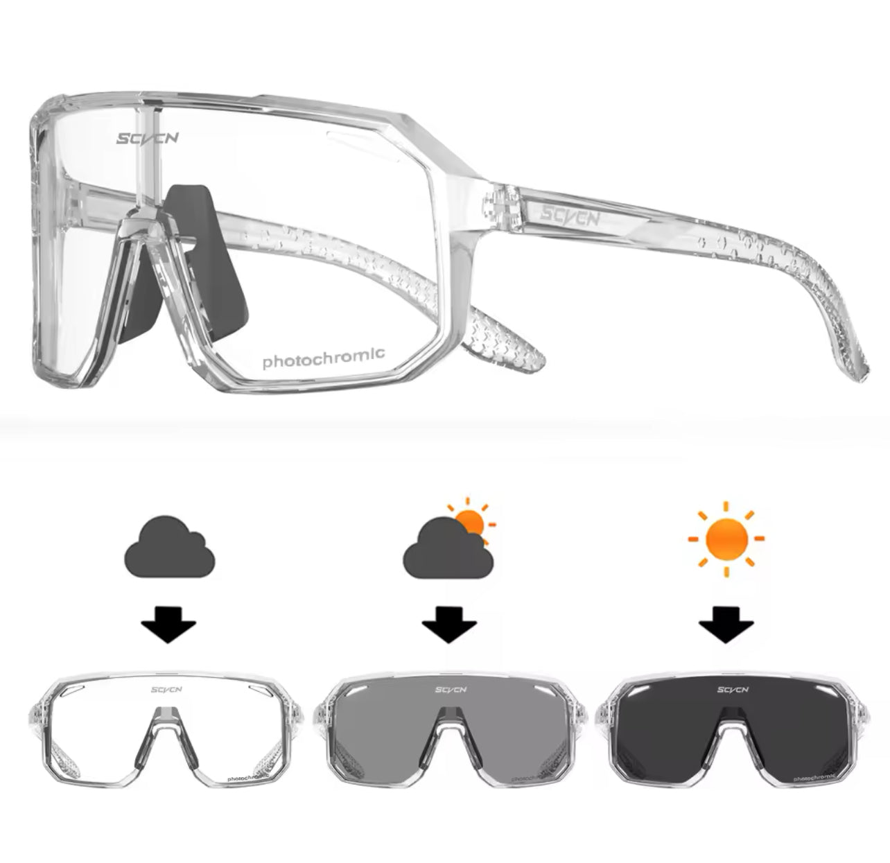 SCVCN Cycling Glasses Bike Sunglasses Men UV400
Eyewear Sports MTB Outdoor Goggles Bicycle Women
Sunglasses Multi Color Riding