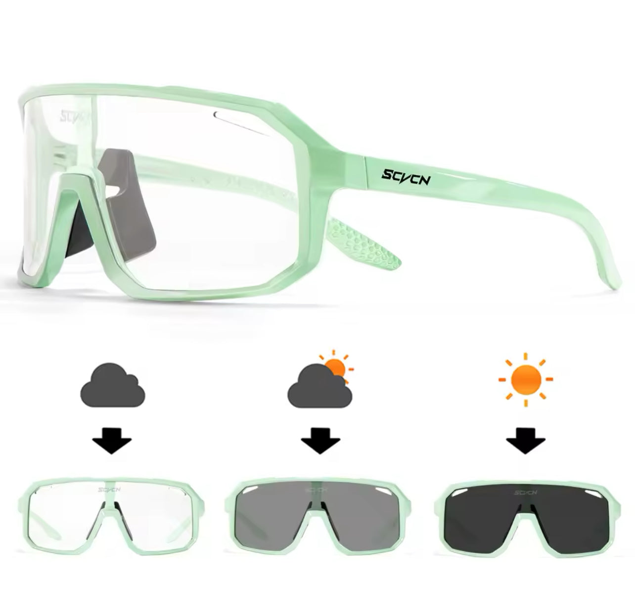 SCVCN Cycling Glasses Bike Sunglasses Men UV400
Eyewear Sports MTB Outdoor Goggles Bicycle Women
Sunglasses Multi Color Riding