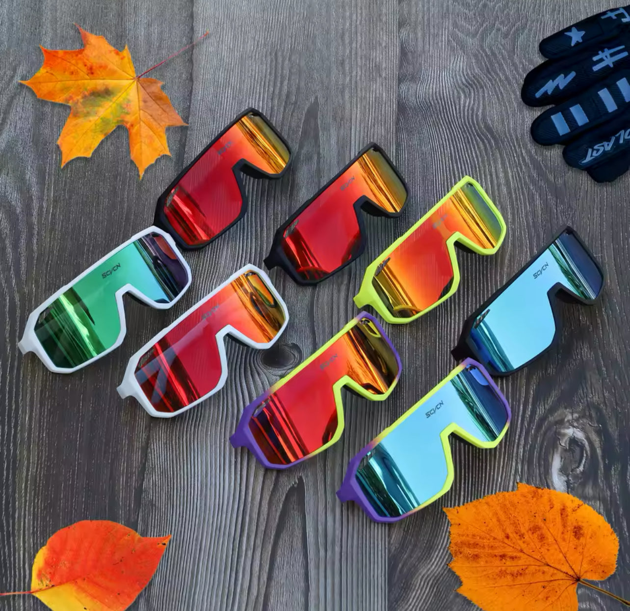 SCVCN Cycling Glasses Bike Sunglasses Men UV400
Eyewear Sports MTB Outdoor Goggles Bicycle Women
Sunglasses Multi Color Riding
