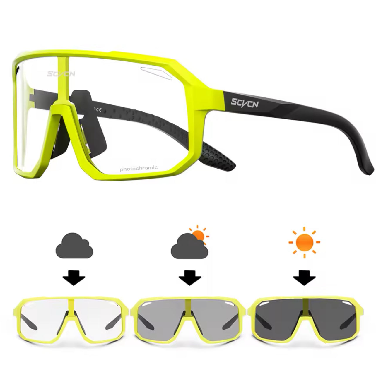 SCVCN Cycling Glasses Bike Sunglasses Men UV400
Eyewear Sports MTB Outdoor Goggles Bicycle Women
Sunglasses Multi Color Riding