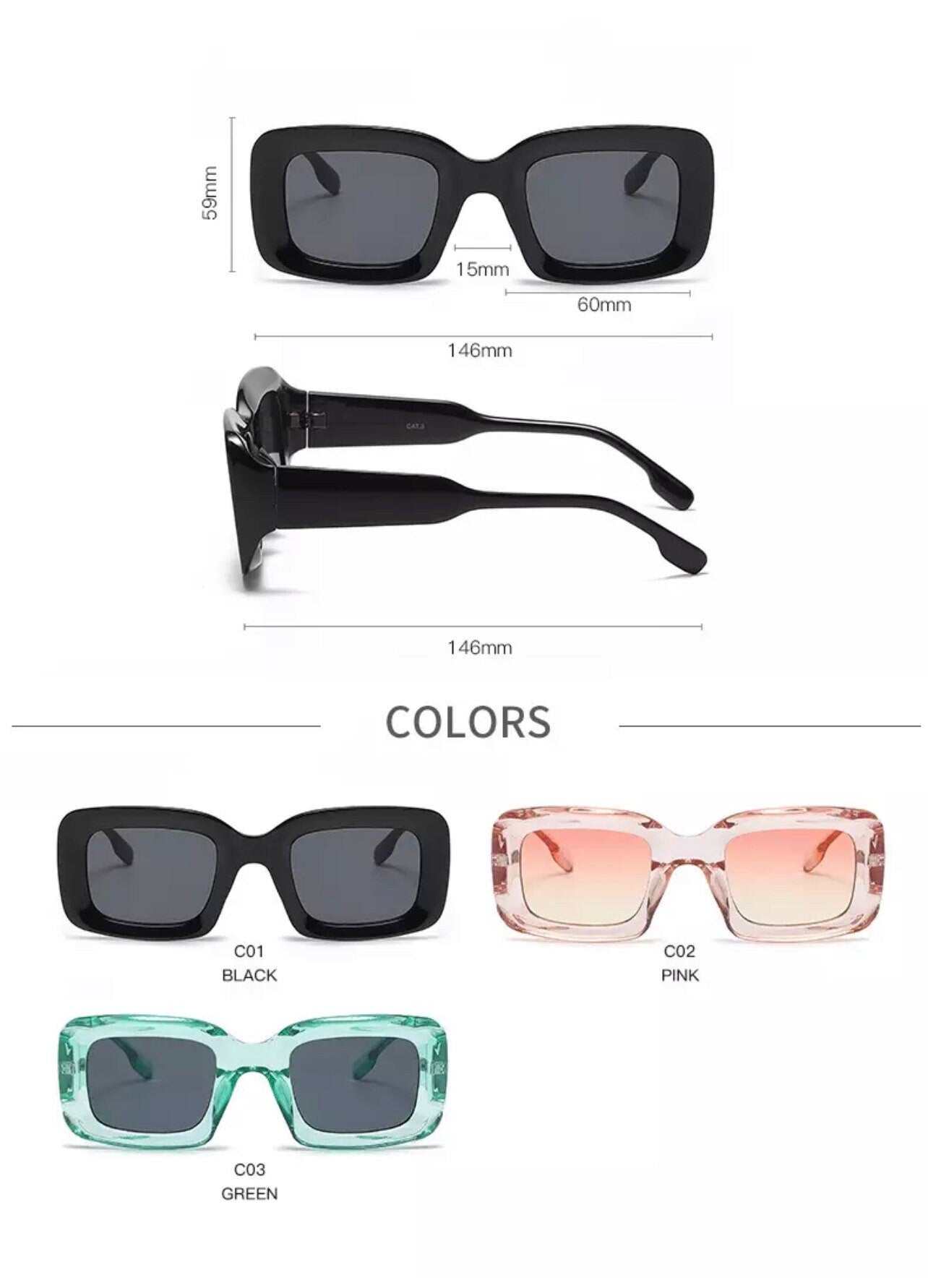 Small Rectangle Sunglasses|Women Men| Oval Vintage Brand Designer| Square Sun Glasses |Shades Female Eyewear |UV400 Google