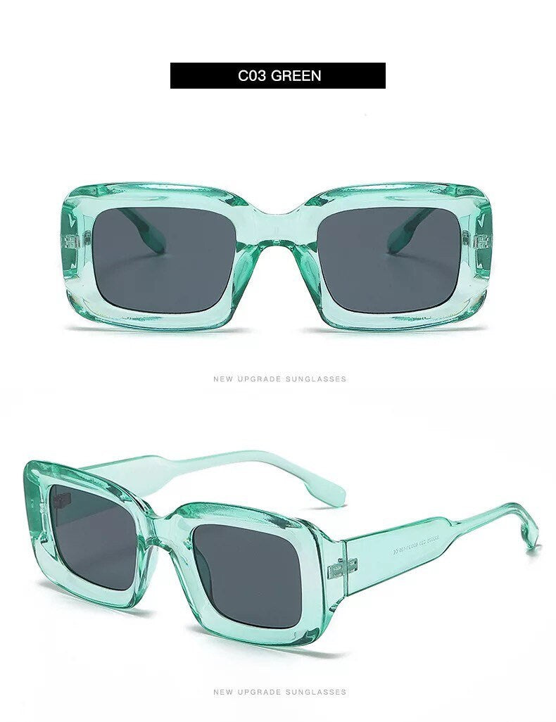Small Rectangle Sunglasses|Women Men| Oval Vintage Brand Designer| Square Sun Glasses |Shades Female Eyewear |UV400 Google