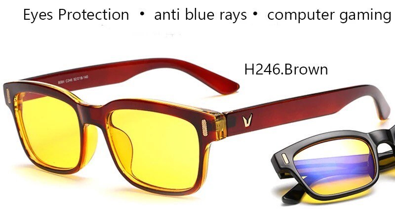 Blue Ray Computer Glasses |Men Women|Screen Radiation |Eyewear Brand Design |Office Gaming Blue Light Goggle |UV Blocking Eye Spectacles