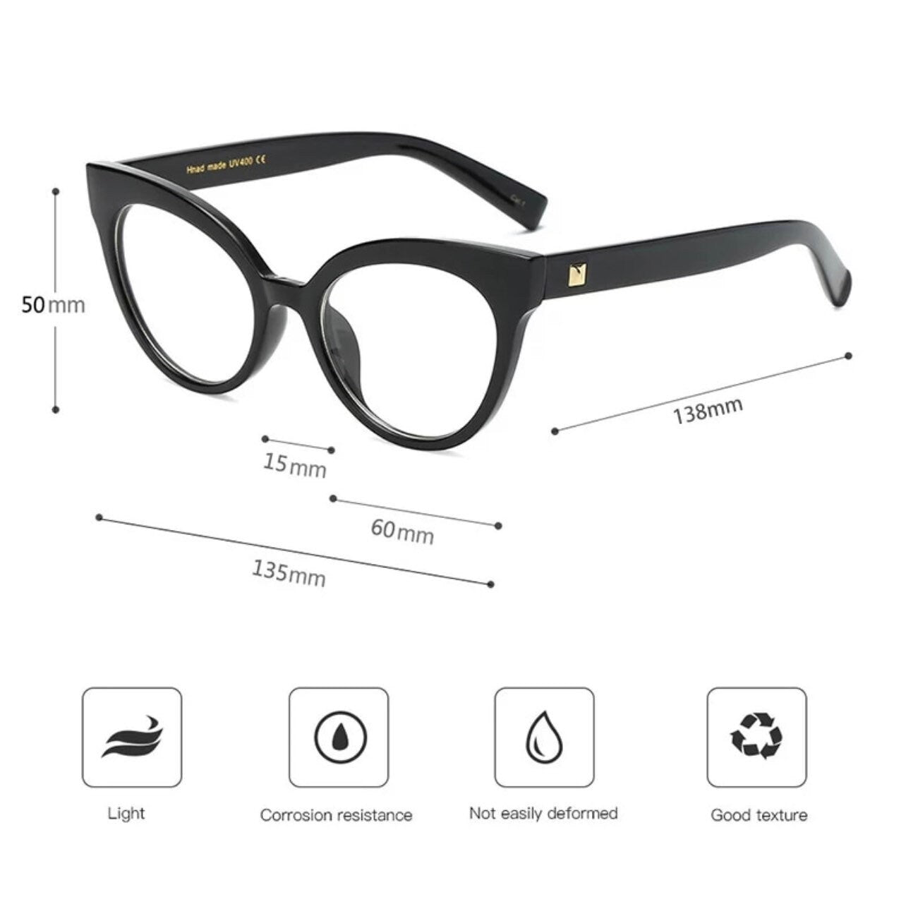 Ladies Anti-Blue-Ray Rainbow Glasses|Optical Frames| Women Men | Fashion Colorful Spring Frames |TR90 Computer Eyeglasses