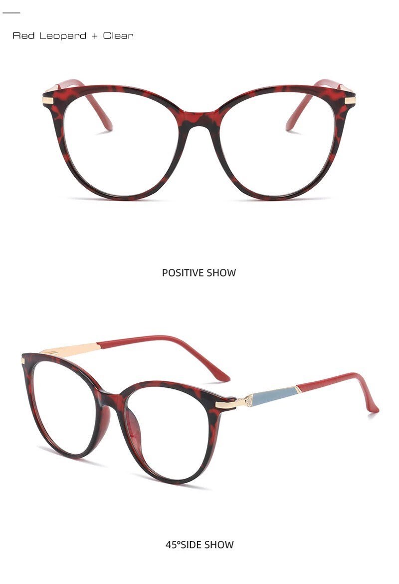 Retro Round Spring Hinge |Women Men| Glasses Frame Clear |Anti Blue Light |Optical Frame Computer Glasses