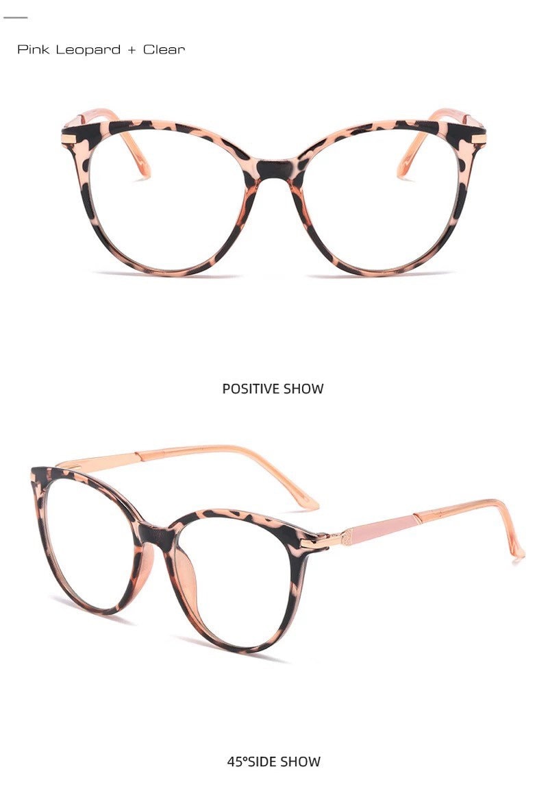 Retro Round Spring Hinge |Women Men| Glasses Frame Clear |Anti Blue Light |Optical Frame Computer Glasses