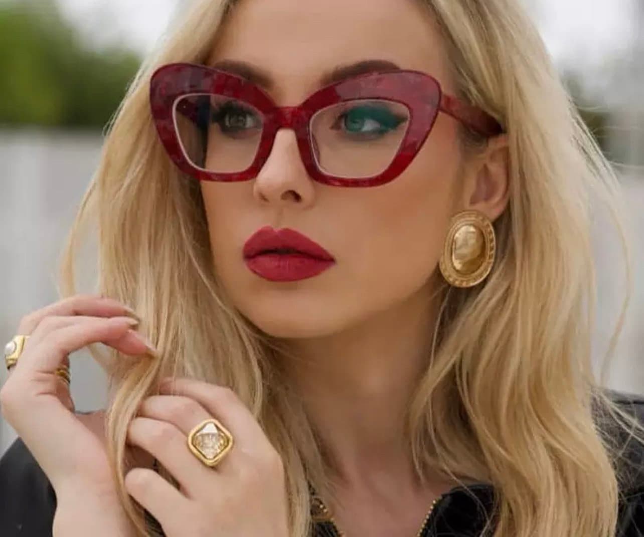 Cat Eye Transparent Glasses Women Gradient Leopard Big Frame Optical Fashion Computer Prescription Eyeglasses Vintage Glasses