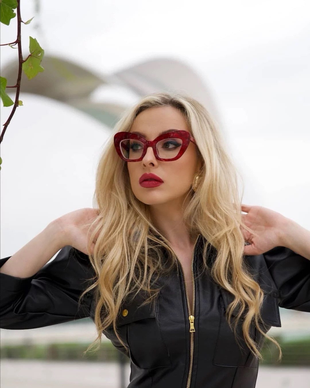 Cat Eye Transparent Glasses Women Gradient Leopard Big Frame Optical Fashion Computer Prescription Eyeglasses Vintage Glasses