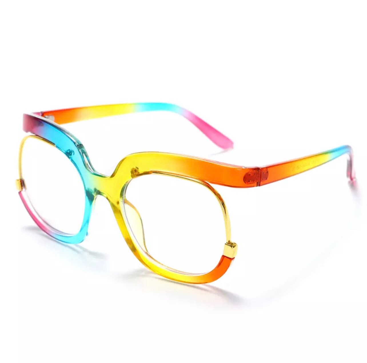 Anti Blue Light Half Frame Round Glasses |Women Men| Fashion Brand Designer|Eyeglasses Prescription Glasses