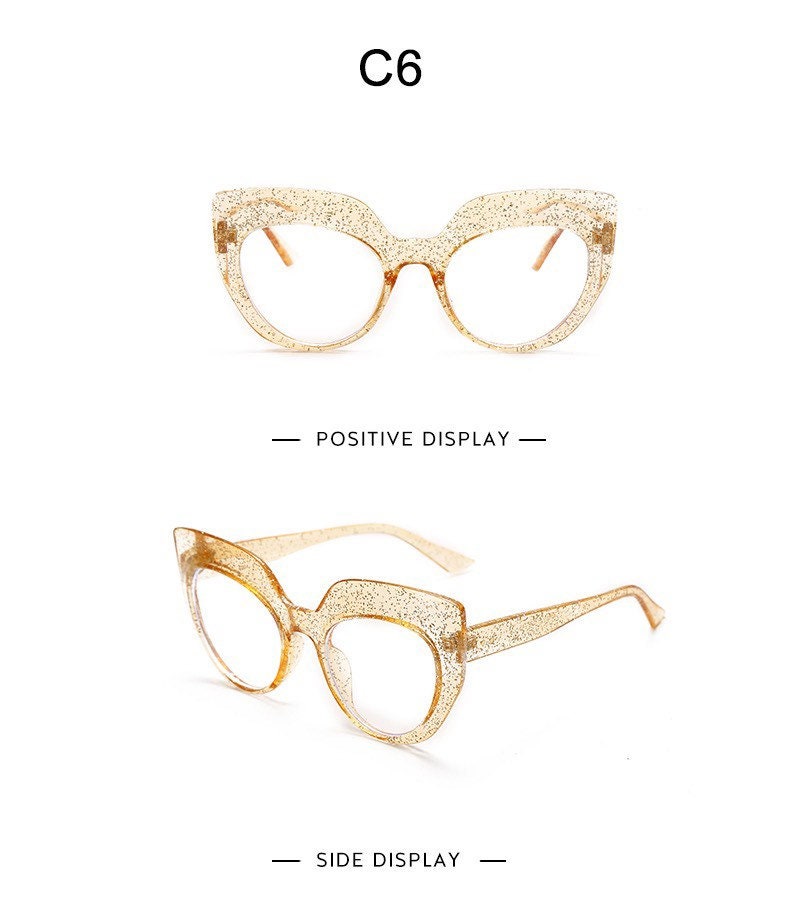 Retro Cat Eye Glasses Frames |Women Men|Luxury Brand Designer Transparent Glasses |Prescription Frames Glasse Vintage Eyewear