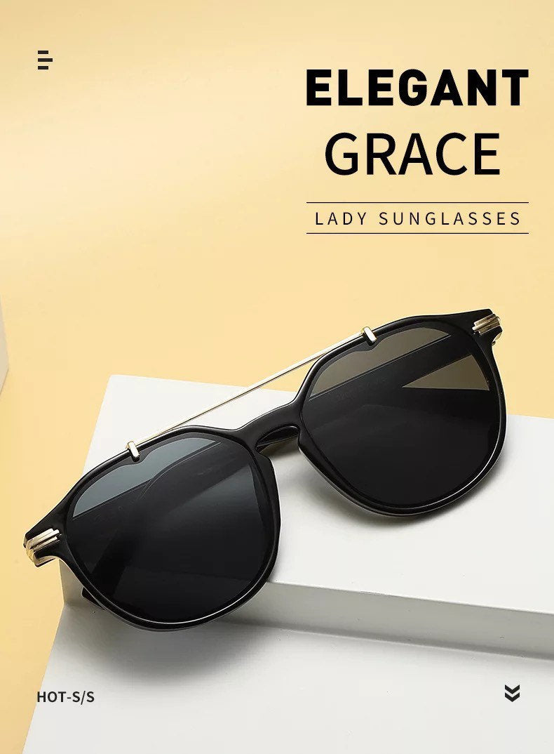 New Trendy Metal Punk Round Sunglasses|Woman Men|Vintage Brand Travel Classic Sun Glasses |Female Fashion Retro Eyewear summer