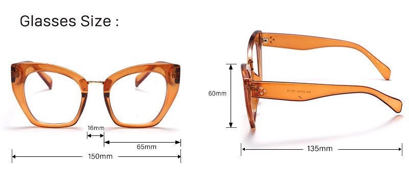 Square Anti Blue Light Blocking Glasses |Optical Glasses |Women Men |Computer Glasses Reading Prescription Spectacle Frames Unisex|