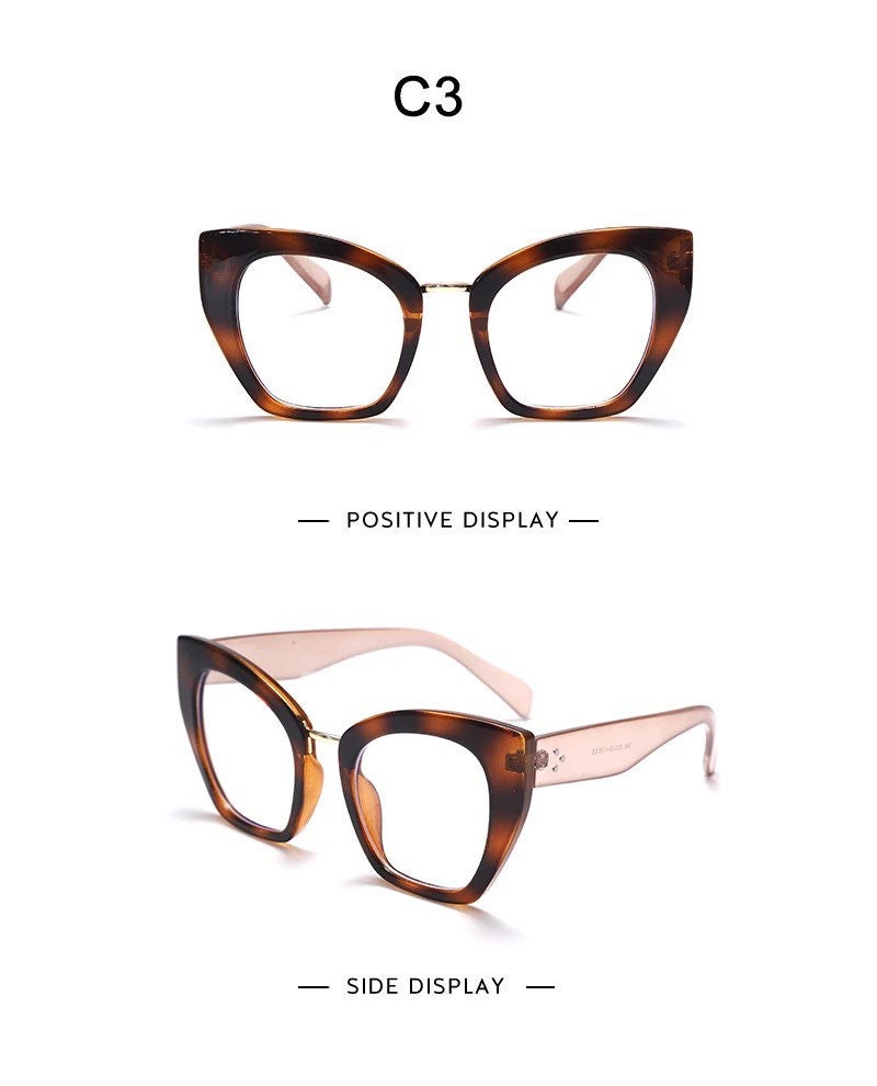 Square Anti Blue Light Blocking Glasses |Optical Glasses |Women Men |Computer Glasses Reading Prescription Spectacle Frames Unisex|
