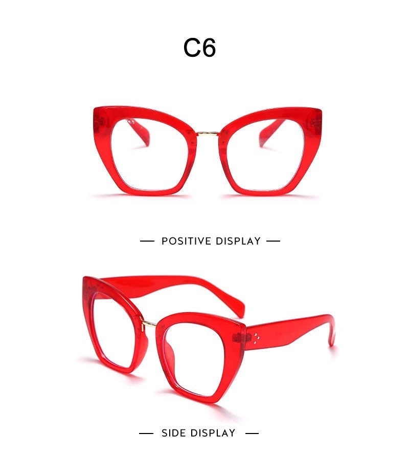 Square Anti Blue Light Blocking Glasses |Optical Glasses |Women Men |Computer Glasses Reading Prescription Spectacle Frames Unisex|