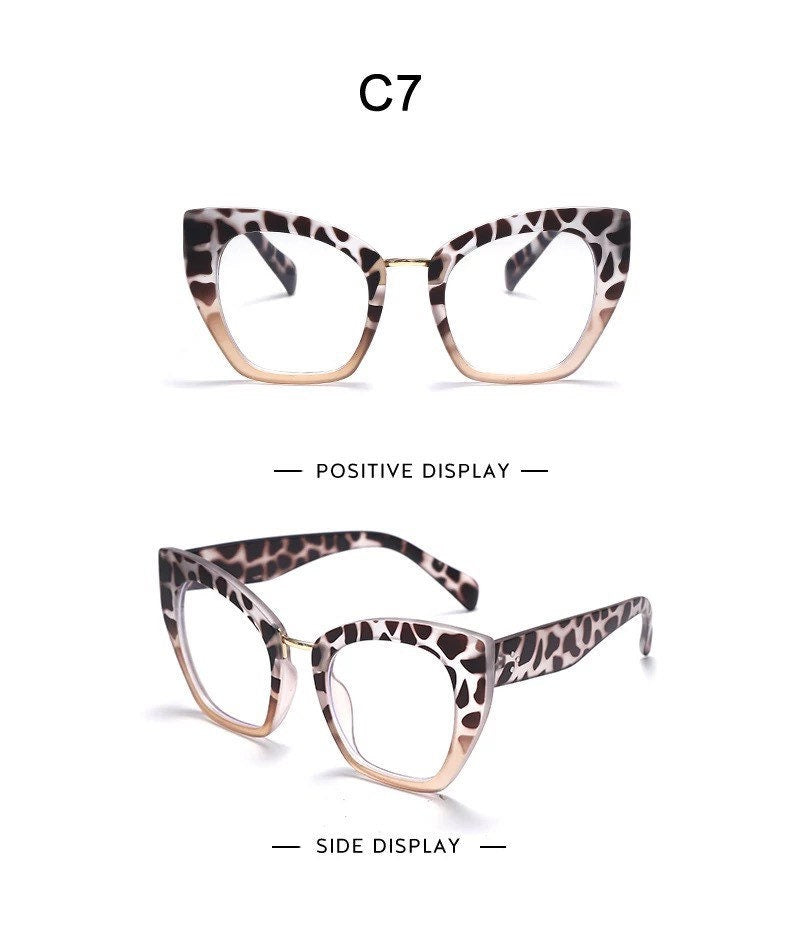 Square Anti Blue Light Blocking Glasses |Optical Glasses |Women Men |Computer Glasses Reading Prescription Spectacle Frames Unisex|