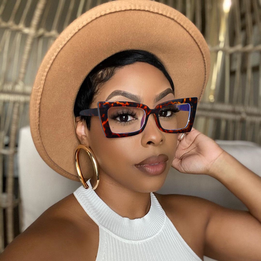 Vintage Cat Eye Optical Glasses| Women Men|Clear Glasses Eyeglasses Frame |Prescription Transparent Lens Spectacle Frame Unisex