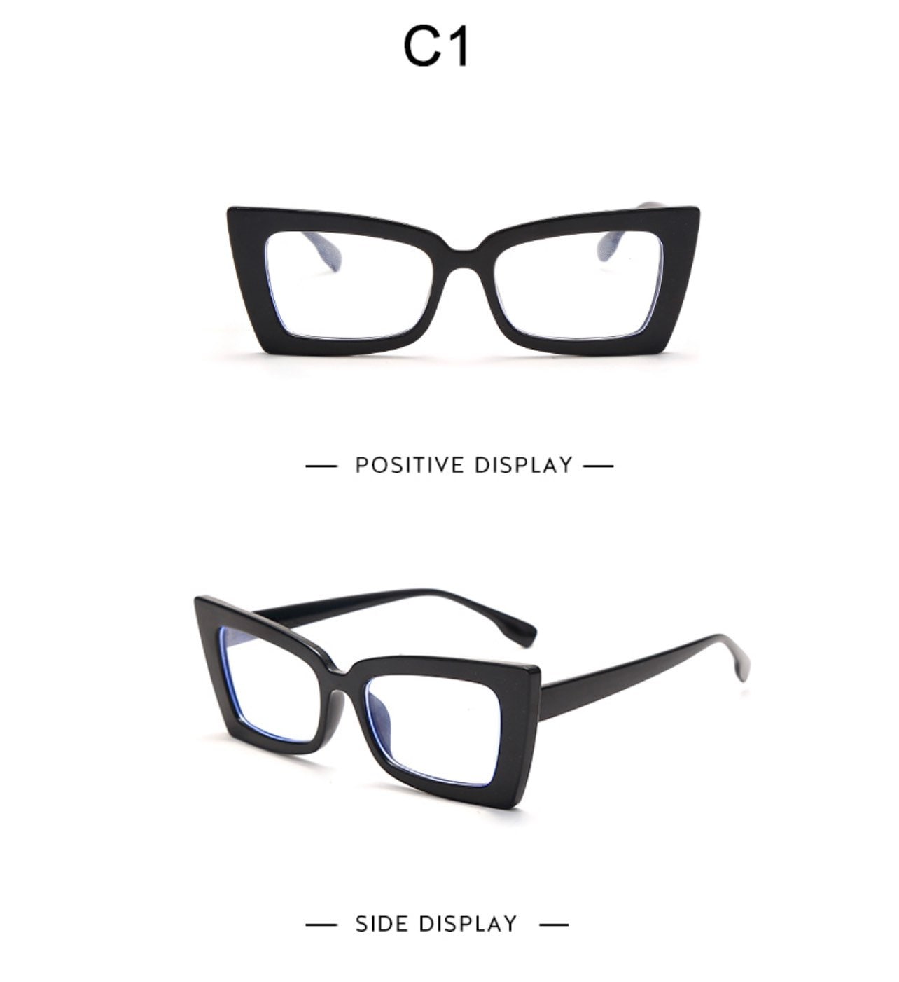 Vintage Cat Eye Optical Glasses| Women Men|Clear Glasses Eyeglasses Frame |Prescription Transparent Lens Spectacle Frame Unisex
