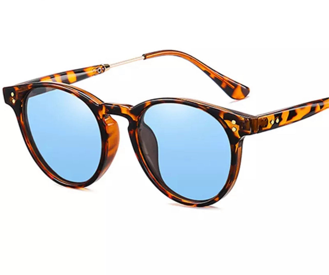 New Trendy Metal Punk Round Sunglasses|Woman Men|Vintage Brand Travel Classic Sun Glasses |Female Fashion Retro Eyewear summer