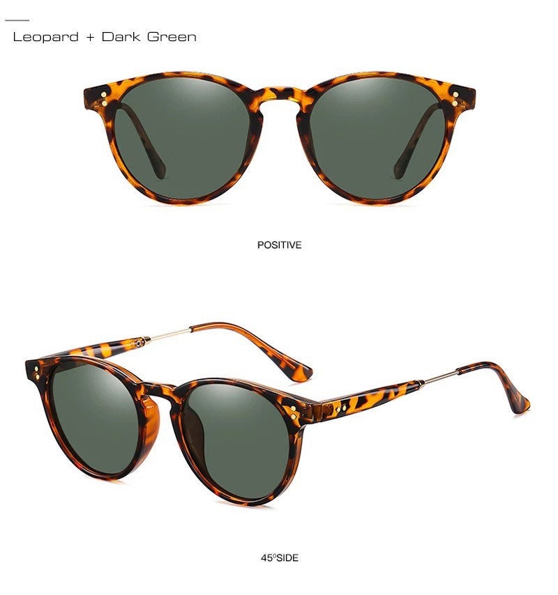 New Trendy Metal Punk Round Sunglasses|Woman Men|Vintage Brand Travel Classic Sun Glasses |Female Fashion Retro Eyewear summer
