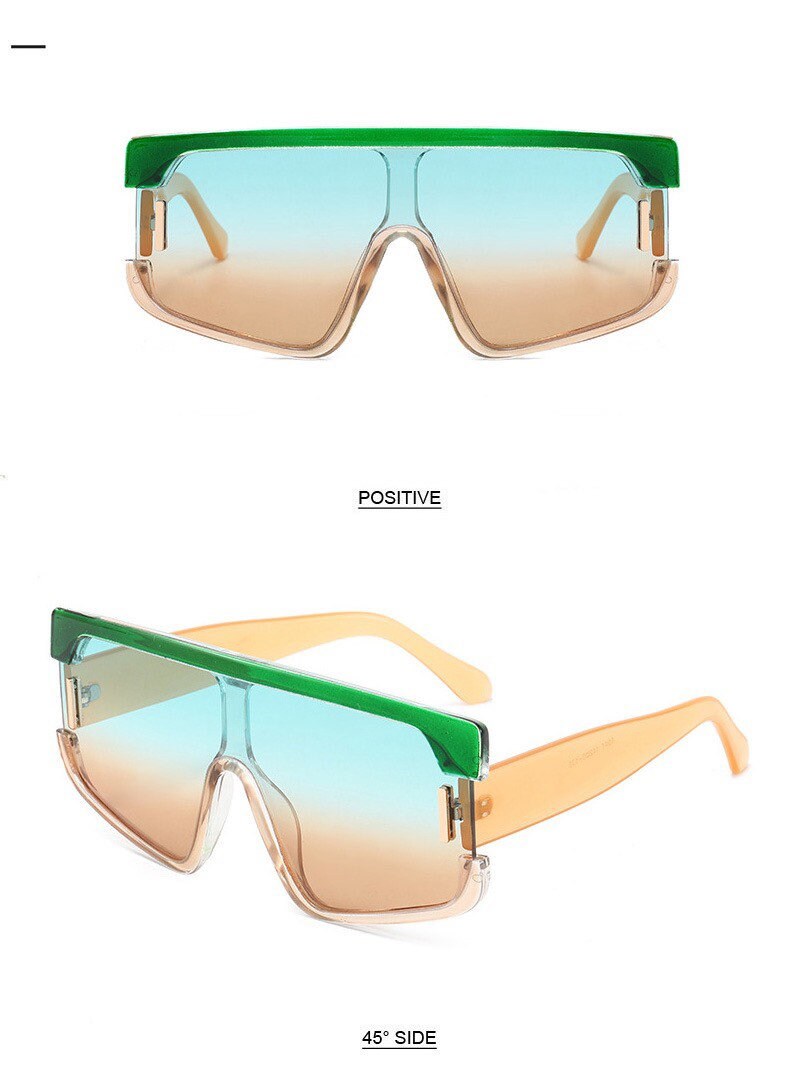 Rivets Oversize |Women Men| Summer Sunglasses |Fashion Eyeglasses |Square Sunglasses Trendy Big Frame Glasses |UV400 Glasses