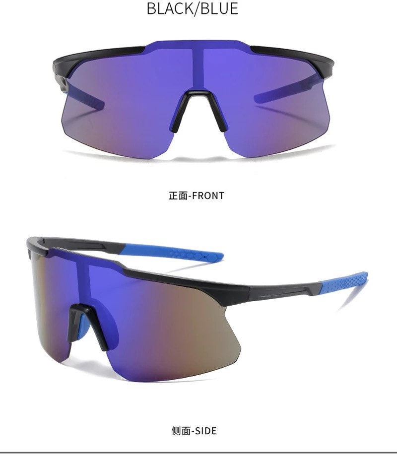 New Summer Oversized Goggle Sunglasses |Women Men|Sunglasses Flat Top Mirror Lens| Outdoor Sports Eyeglasses|Glasses Unisex