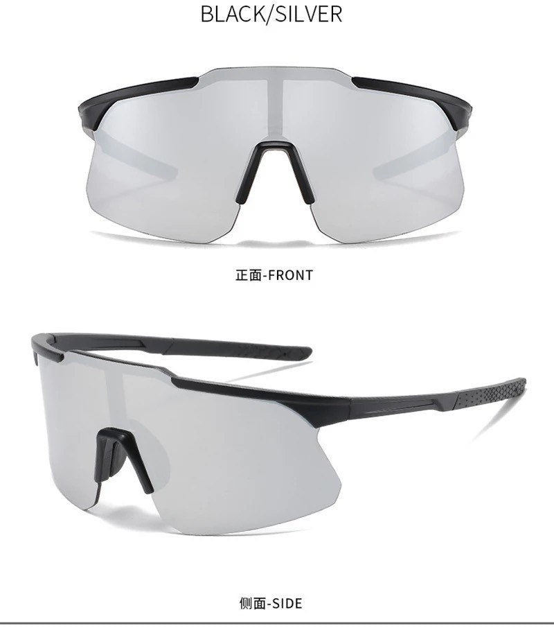 New Summer Oversized Goggle Sunglasses |Women Men|Sunglasses Flat Top Mirror Lens| Outdoor Sports Eyeglasses|Glasses Unisex