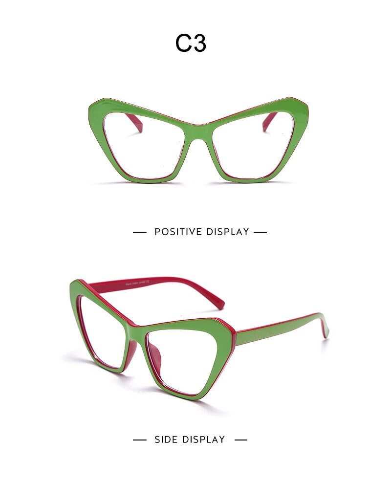 Cat Eye Blue Light Blocking Glasses|Women Men|Clear Glasses Optical |Eyeglasses Frame Transparent Lens |Spectacle Frame Unisex