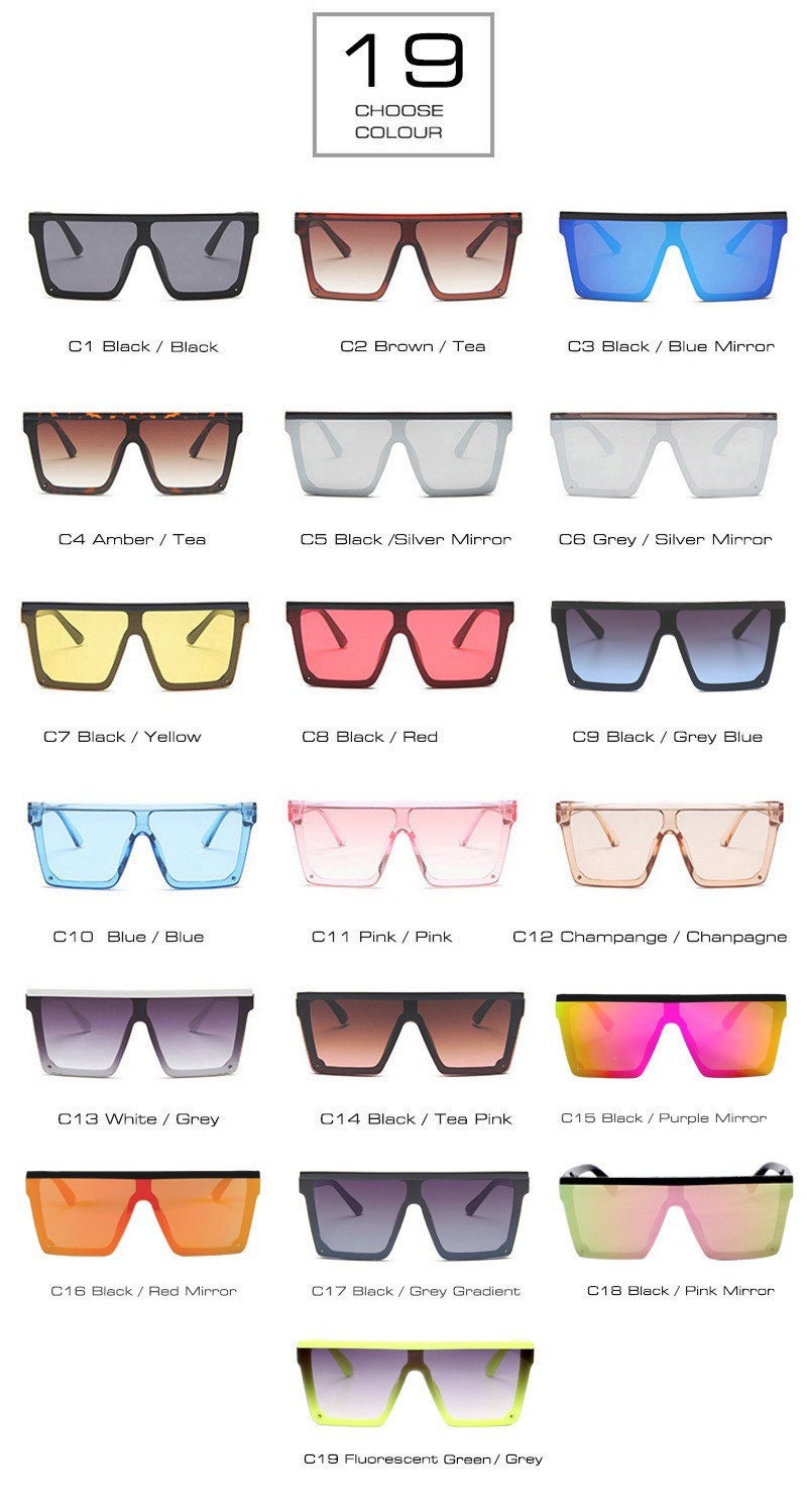 New Summer Classic Square Sunglasses |Woman Men| Brand Designer Eyeglasses |Coating Shades UV400| Glasses Frames
