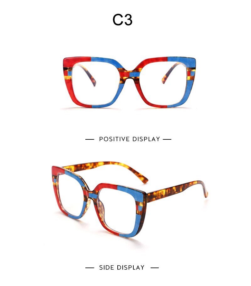 Ladies Anti-Blue-Ray Rainbow Glasses|Optical Frames| Women Men | Fashion Colorful Spring Frames |TR90 Computer Eyeglasses