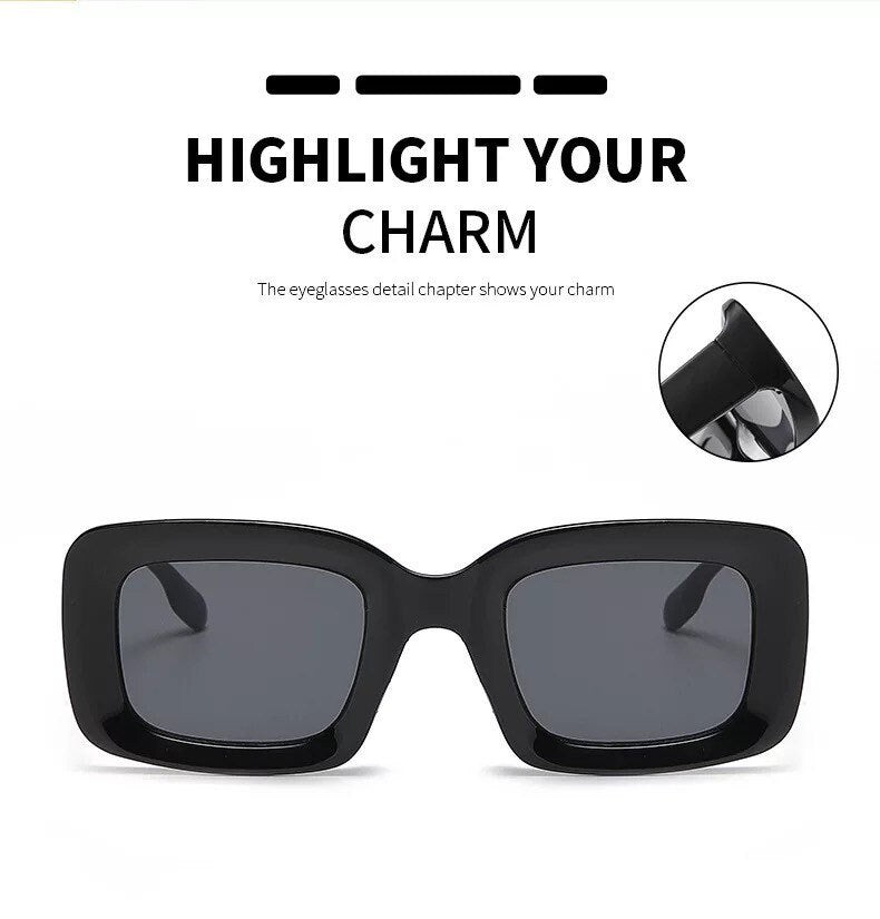 Small Rectangle Sunglasses|Women Men| Oval Vintage Brand Designer| Square Sun Glasses |Shades Female Eyewear |UV400 Google