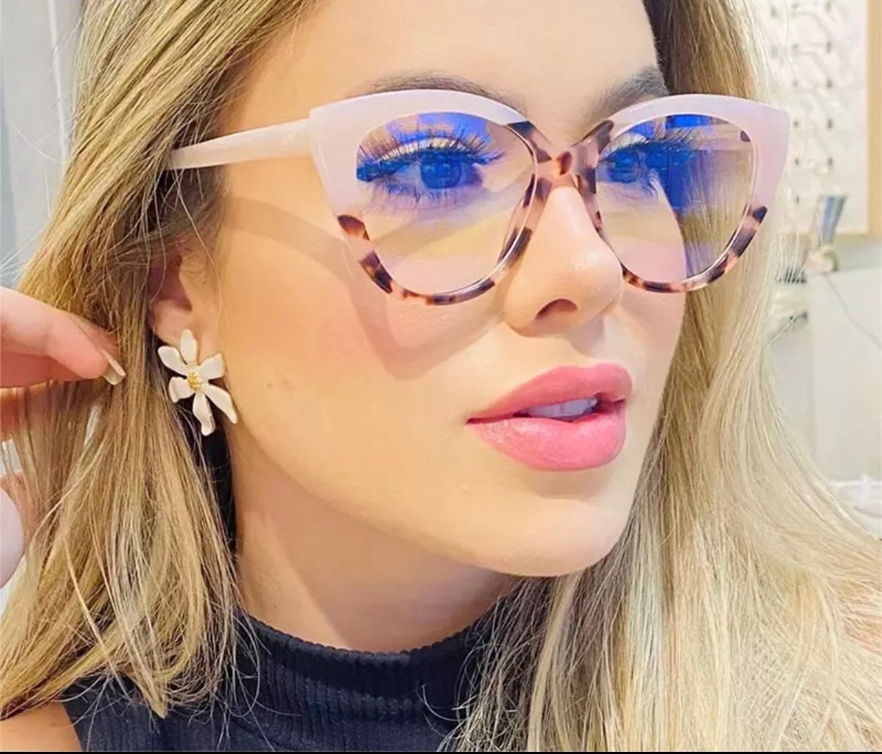 Computer Glasses Double Color Frame |Women Men |Anti Blue Light |Round Eyewear Blocking Glasses |Optical Spectacle Eyeglass TR90