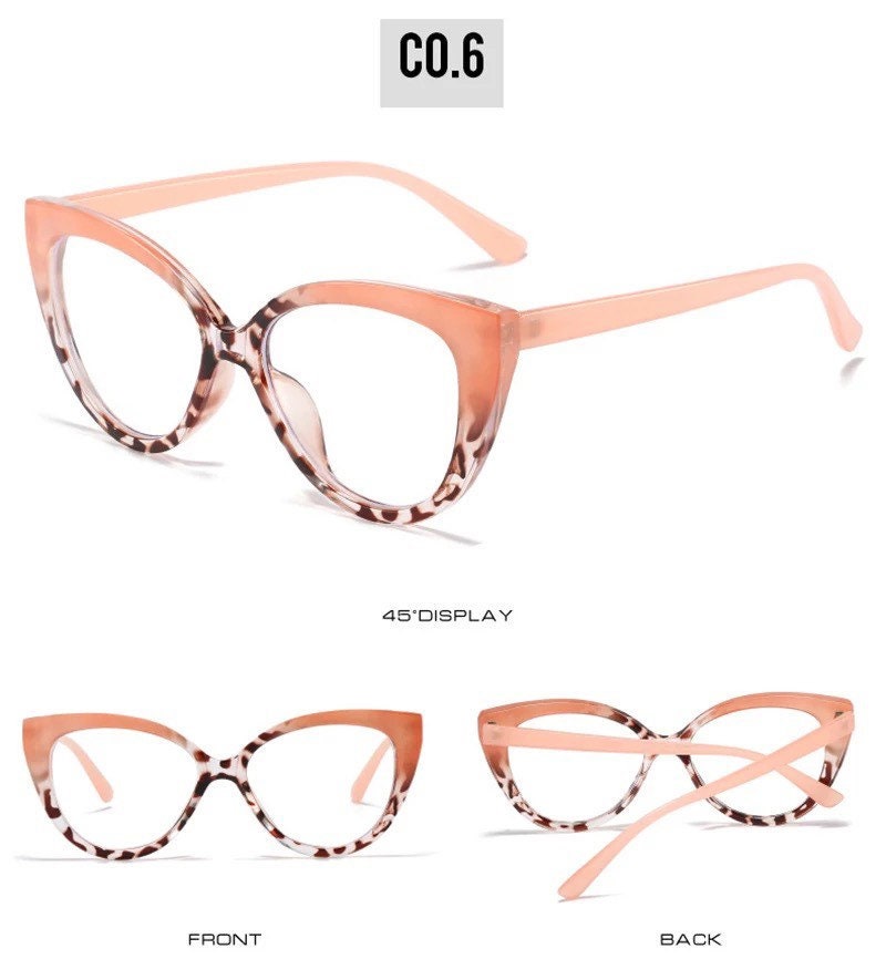 Computer Glasses Double Color Frame |Women Men |Anti Blue Light |Round Eyewear Blocking Glasses |Optical Spectacle Eyeglass TR90