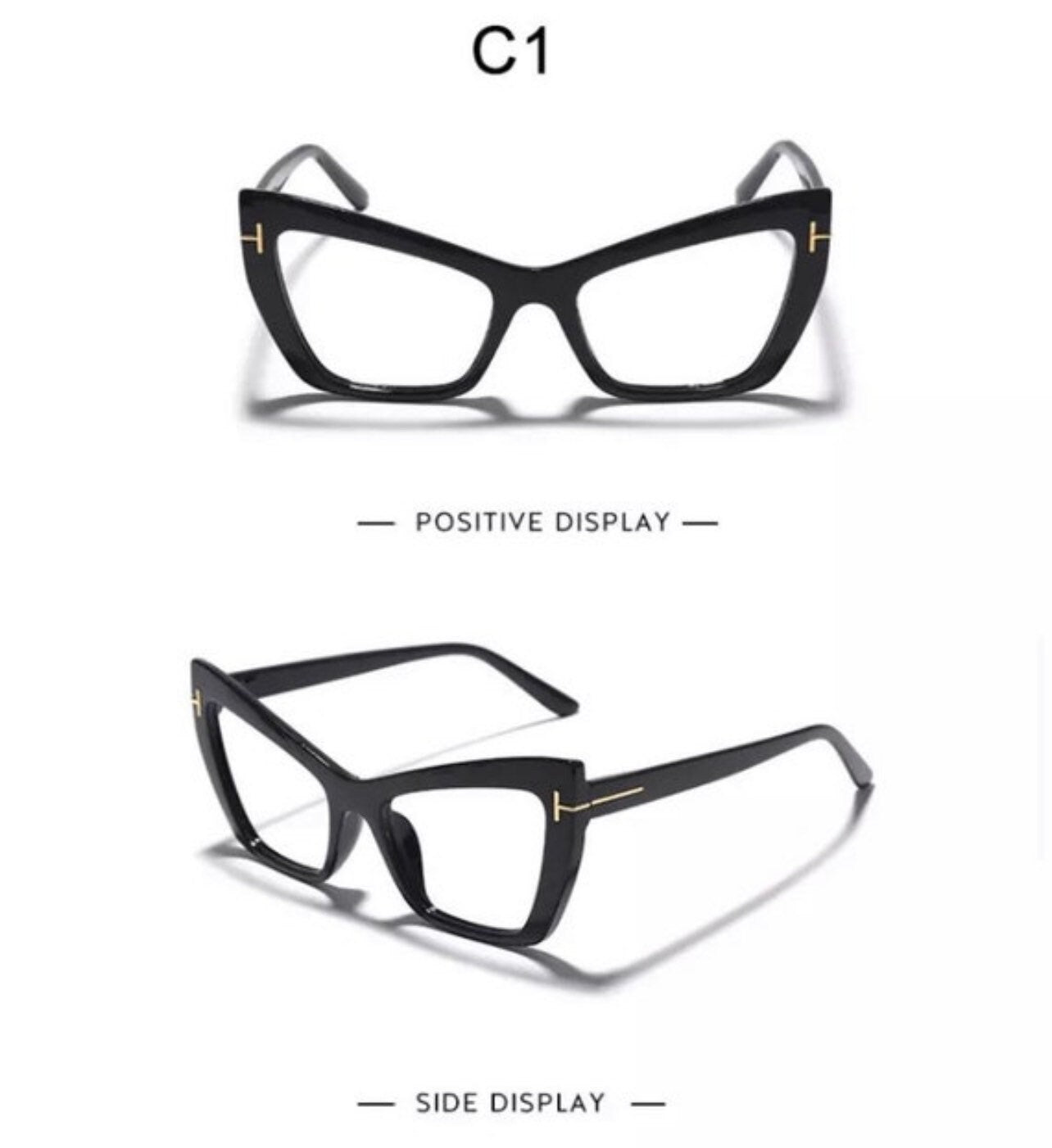 Cat Eye prescription Frames Glasses |Women Men| Retro Optics Spectacle Frame | Personality Fashion Eyeglasses Luxury Brand Designer