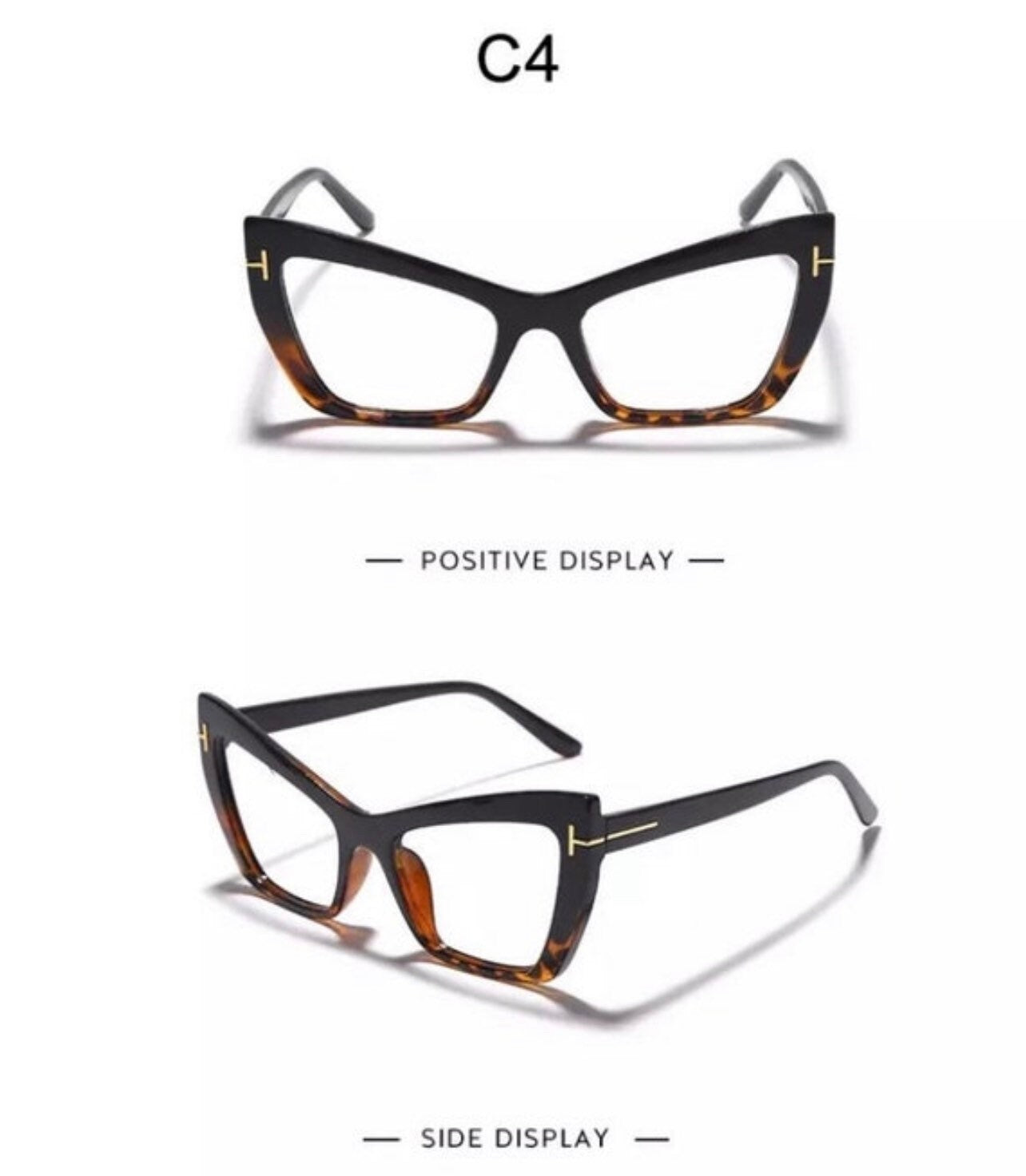 Cat Eye prescription Frames Glasses |Women Men| Retro Optics Spectacle Frame | Personality Fashion Eyeglasses Luxury Brand Designer