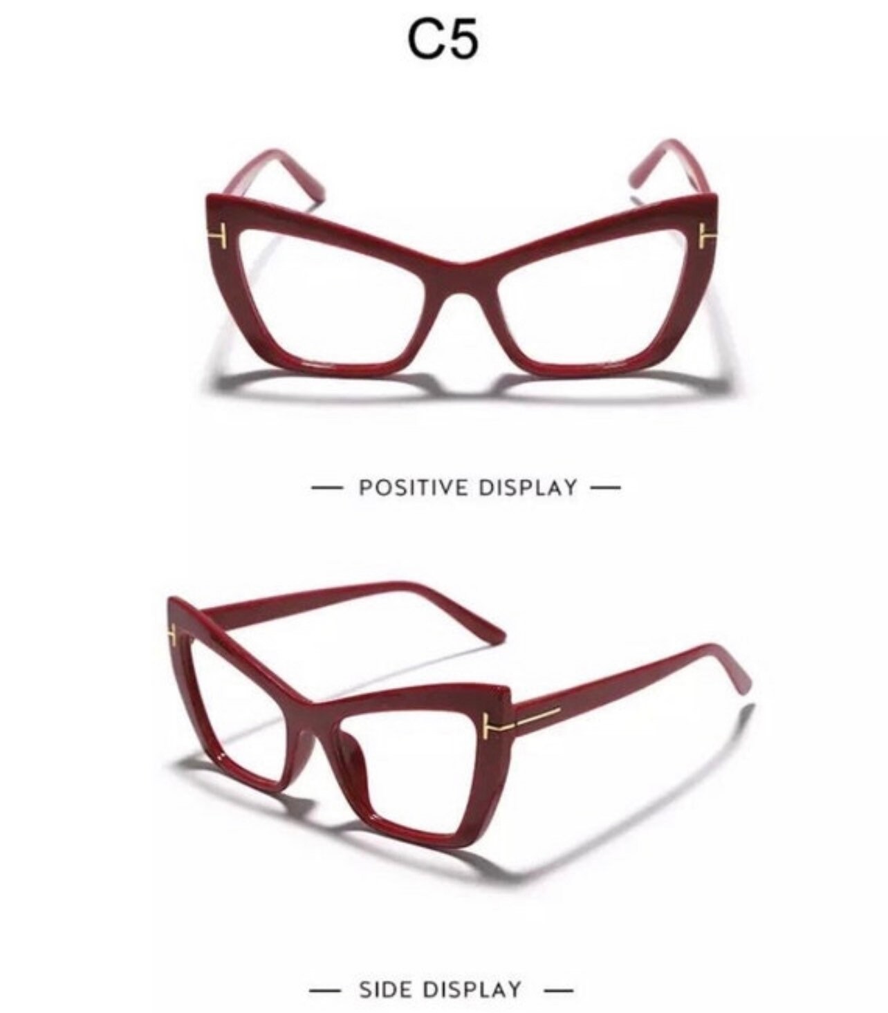 Cat Eye prescription Frames Glasses |Women Men| Retro Optics Spectacle Frame | Personality Fashion Eyeglasses Luxury Brand Designer