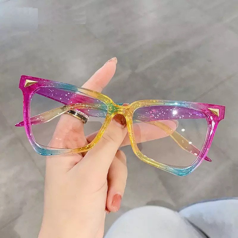 Cat Eye Glasses |Women Men|Fashion Luxury Brand Designer |Prescription Myopia Glasses |Transparent Frames Eyeglasses Frames