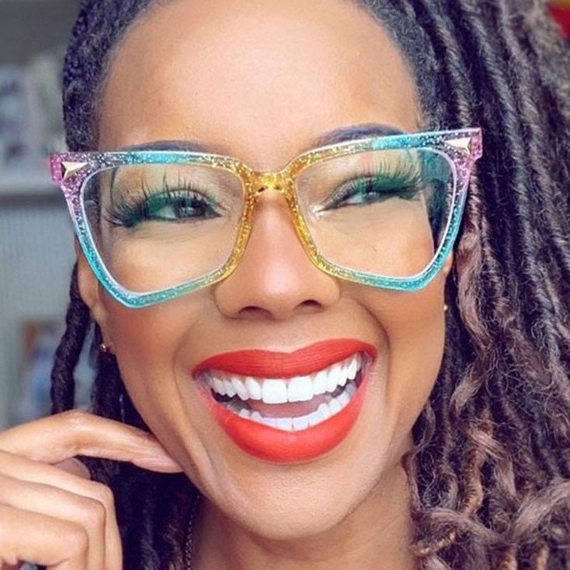 Cat Eye Glasses |Women Men|Fashion Luxury Brand Designer |Prescription Myopia Glasses |Transparent Frames Eyeglasses Frames