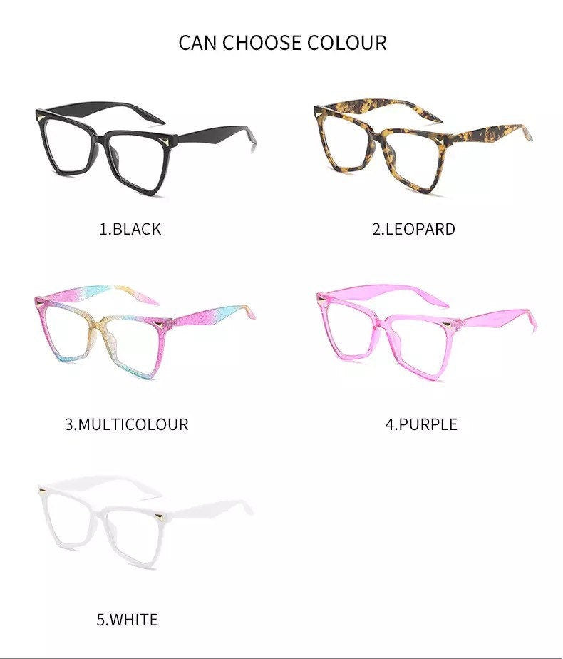 Cat Eye Glasses |Women Men|Fashion Luxury Brand Designer |Prescription Myopia Glasses |Transparent Frames Eyeglasses Frames