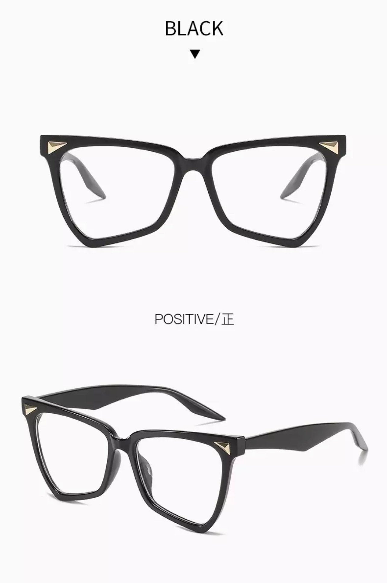 Cat Eye Glasses |Women Men|Fashion Luxury Brand Designer |Prescription Myopia Glasses |Transparent Frames Eyeglasses Frames