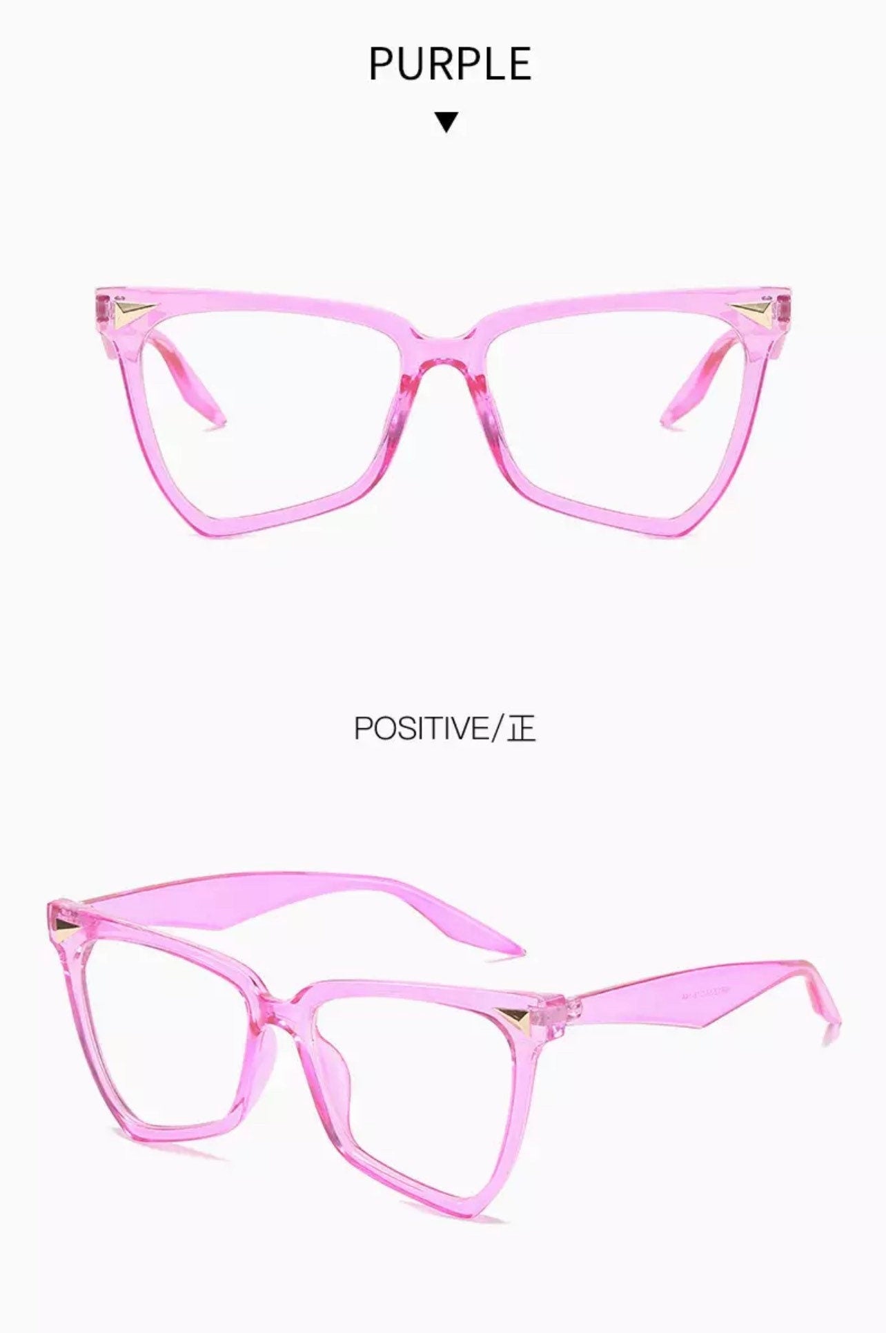 Cat Eye Glasses |Women Men|Fashion Luxury Brand Designer |Prescription Myopia Glasses |Transparent Frames Eyeglasses Frames