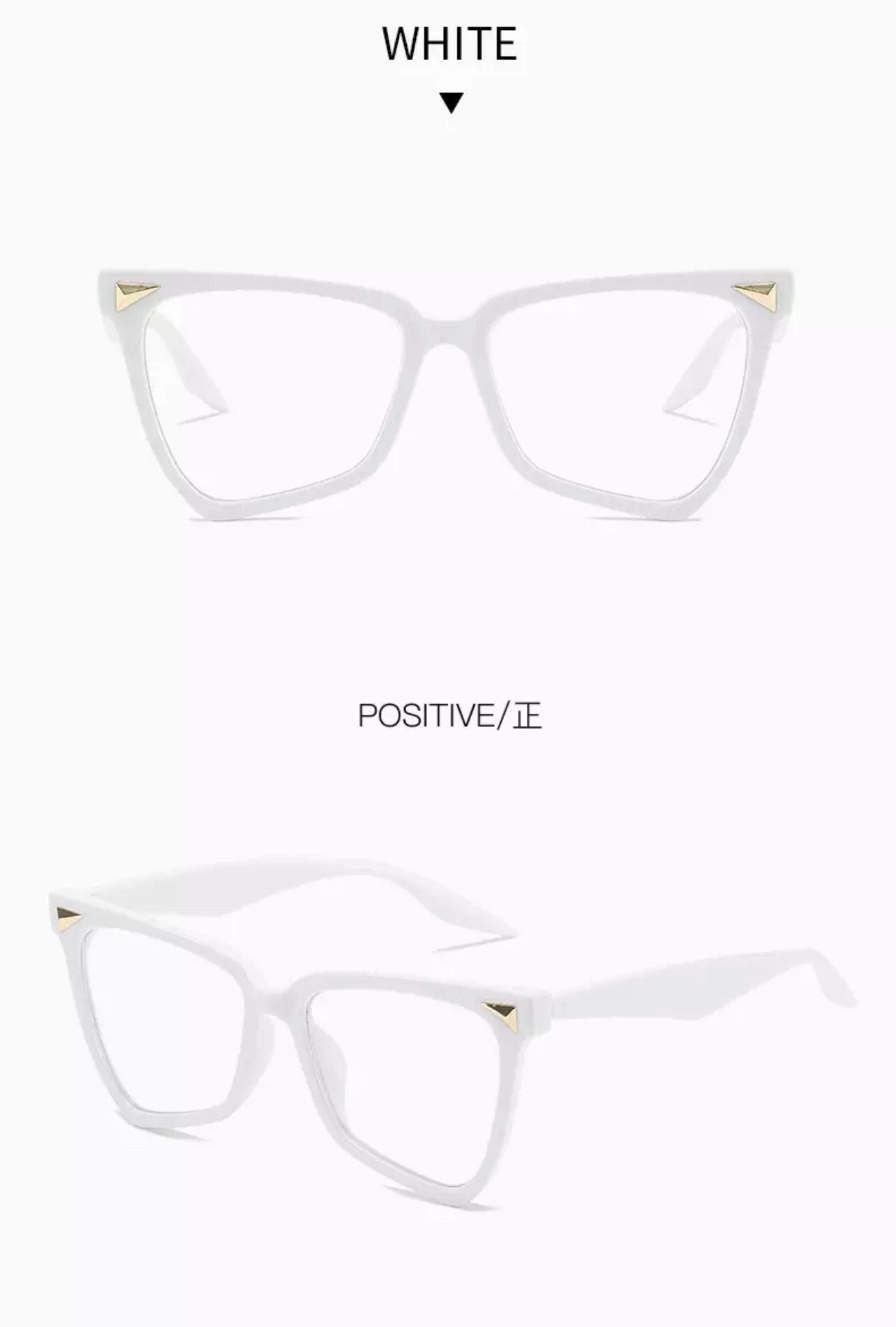 Cat Eye Glasses |Women Men|Fashion Luxury Brand Designer |Prescription Myopia Glasses |Transparent Frames Eyeglasses Frames