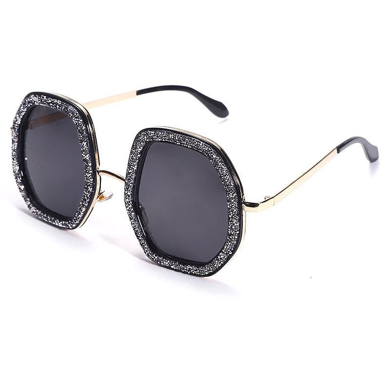 2022 Oversized Sunglasses |Women Men |Luxury Diamond Shiny Crystal Sun Glasses | UV400 Shades Eyewear Hipster Necessary
