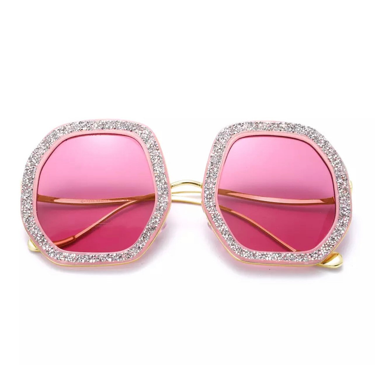 2022 Oversized Sunglasses |Women Men |Luxury Diamond Shiny Crystal Sun Glasses | UV400 Shades Eyewear Hipster Necessary