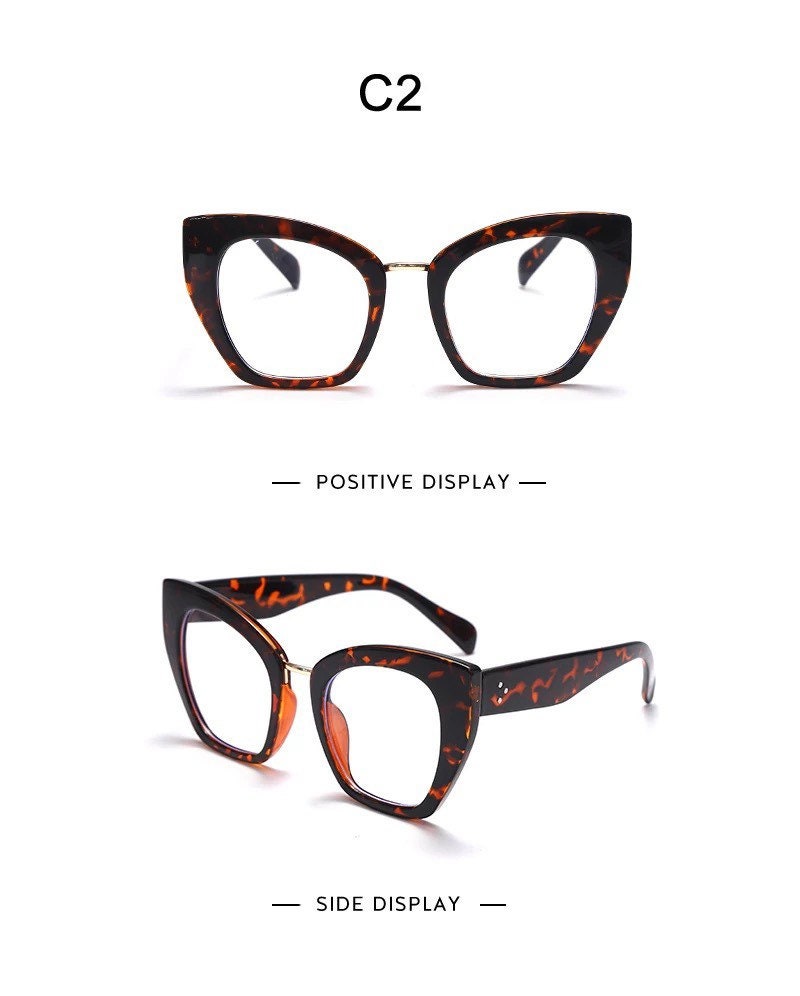 Square Anti Blue Light Blocking Glasses |Optical Glasses |Women Men |Computer Glasses Reading Prescription Spectacle Frames Unisex|