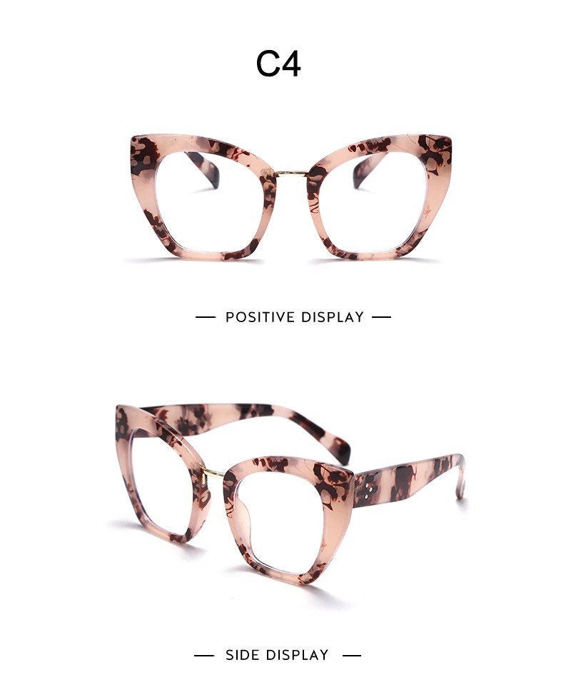 Square Anti Blue Light Blocking Glasses |Optical Glasses |Women Men |Computer Glasses Reading Prescription Spectacle Frames Unisex|