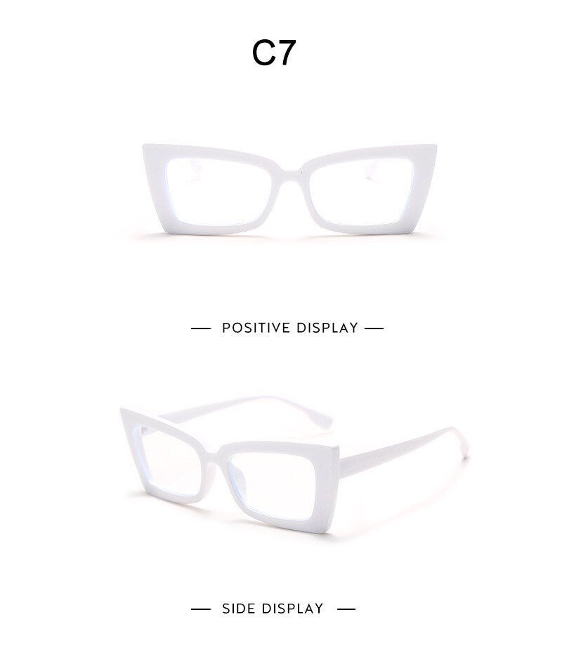 Vintage Cat Eye Optical Glasses| Women Men|Clear Glasses Eyeglasses Frame |Prescription Transparent Lens Spectacle Frame Unisex