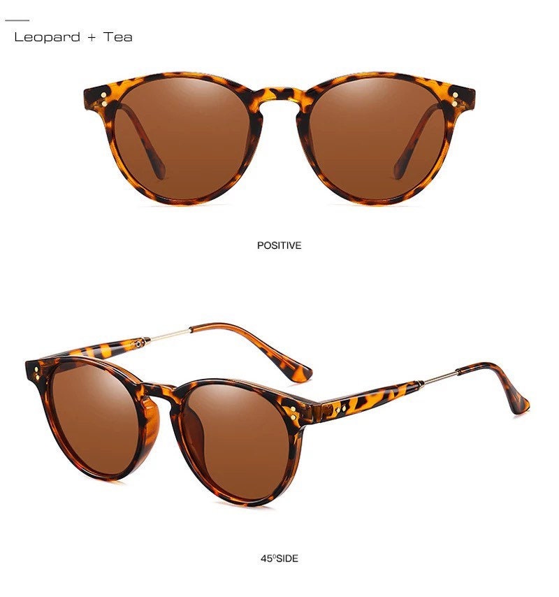New Trendy Metal Punk Round Sunglasses|Woman Men|Vintage Brand Travel Classic Sun Glasses |Female Fashion Retro Eyewear summer
