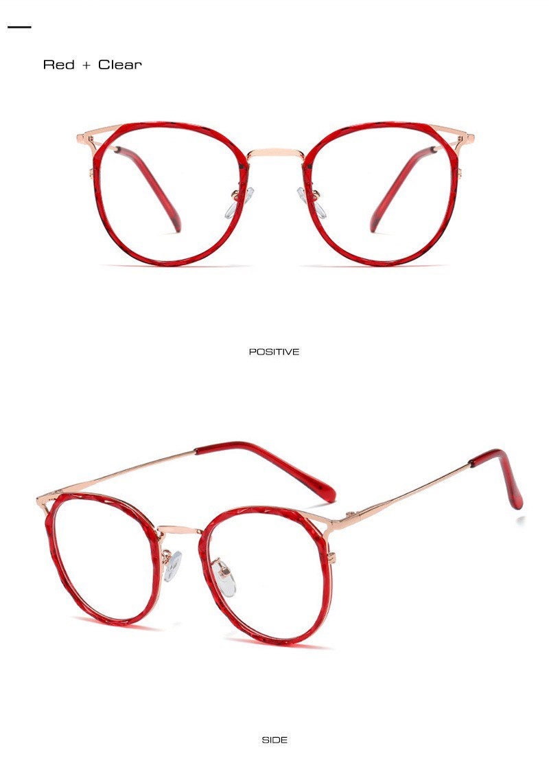 New Fashion Faceted Cat Eye Optical Eyeglasses Frame| Women Men| Ins Popular Diamond TR Glasses Frame
