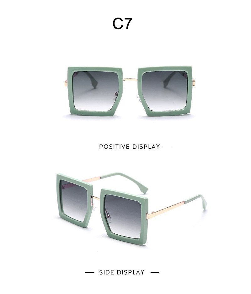 Square Vintage Summer Sunglasses |Women Men|Sexy Retro Small Fashion Sun Glasses |Brand Designer Eyeglasses |Eyewear Female glasses